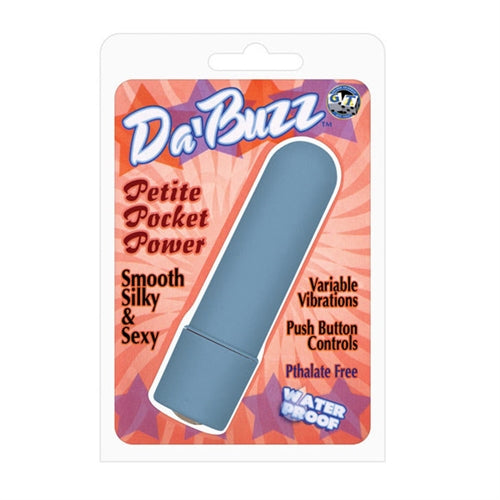 dA' Buzz Petite Waterproof Blue Vibrator GT326B