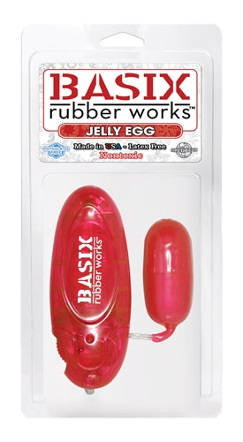 Basix Rubber Works - Jelly Egg - Red PD4306-15