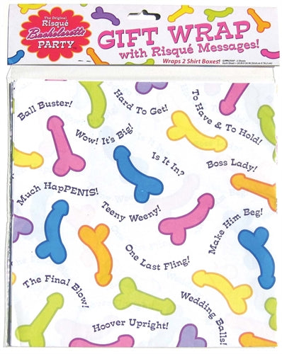 Risque Bachelorette Party Gift Wrap - 2 Sheets CP-638