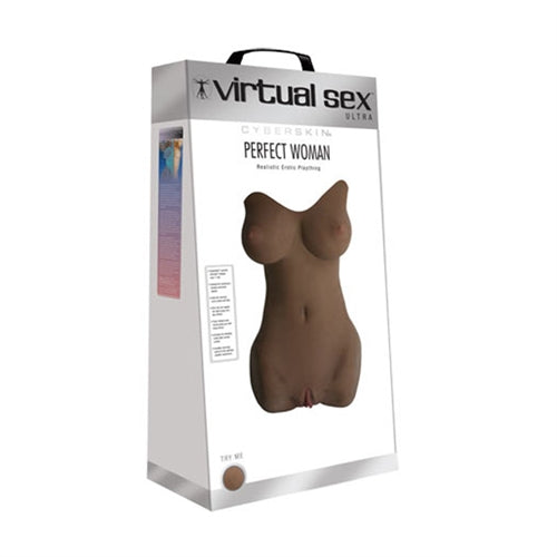 Cyberskin Virtual Sex Ultra Perfect Woman Realistic Erotic Plaything - Dark TS1070094