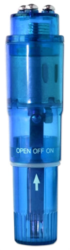 Shibari Pocket Pleasure With Attachments - Blue SW-PP4ATT-BLU