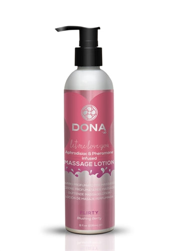 Dona Massage Lotion  Flirty Aroma - Blushing Berry - 8 Oz. JO40527