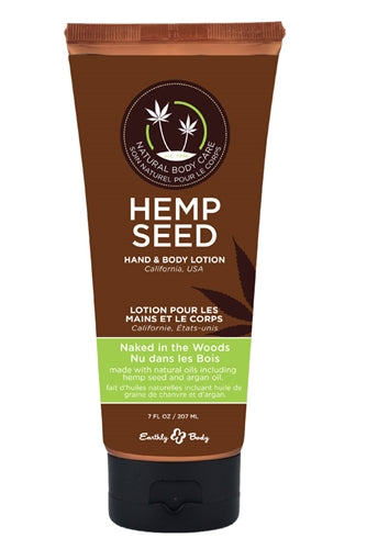 Hemp Seed Hand and Body Lotion - Naked in the Woods - 7 Fl. Oz. EB-HSV022T