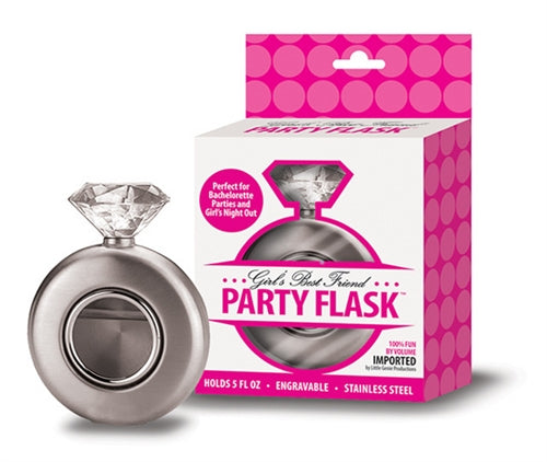 Girl's Best Friend Diamond Flask - Each LG-NV051