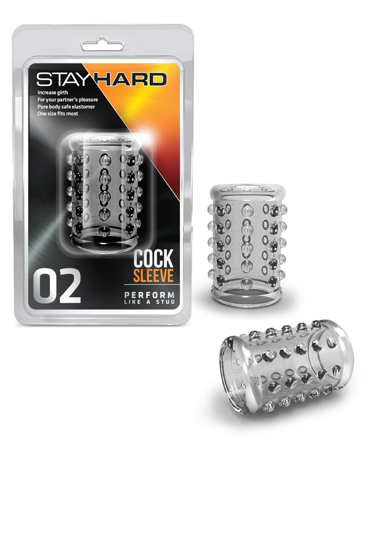 Stay Hard - Cock Sleeve 02 - Clear BL-00202