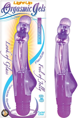 Orgasmic Gels Light Up Sensuous - Purple NW2411-2