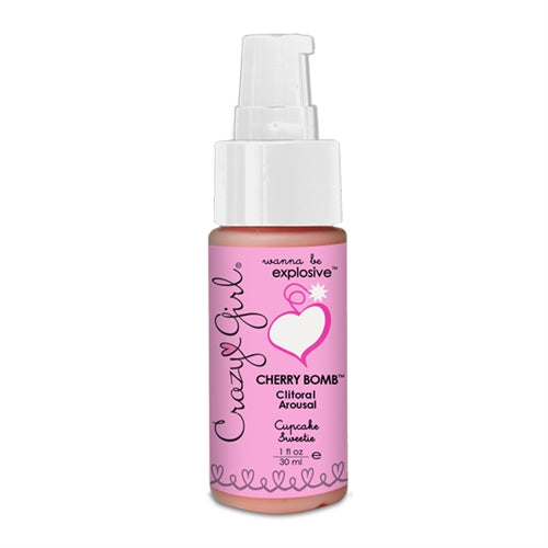 Crazy Girl Cherry Bomb Clitoral Arousal - Cupcake Sweetie - 1 Oz. CE7705-01