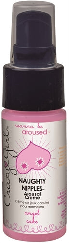 Crazy Girl Naughty Nipples Arousal Creme - Angel Cake 1 Oz. CE7317-01
