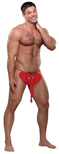 Squeaker Elephant G-String - Red - One Size MP-PAK708RE1