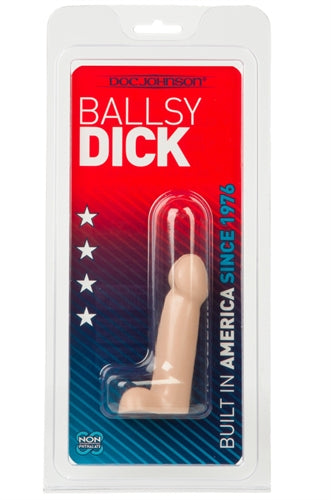 Ballsy Dick 3-Inch - White DJ0228-01