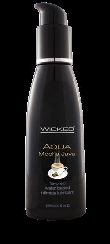 Aqua Mocha Java Flavored Water-Based Intimate Lubricant 2 Oz. WS-90312
