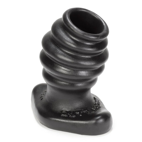 Butt-Hole-2 Rippled Fuckplug - Medium - Black OX-1083-M-BLK