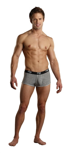 Heather Rib Enhancer Short - Grey - Extra Large MP-150198GYXL