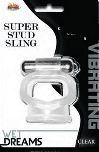 Wet Dreams - Super Stud Sling - Clear HTP2934