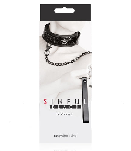 Sinful - Collar - Black NSN1222-13