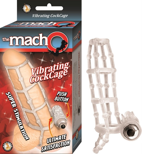 The Macho Vibrating Cockcage - Clear NW2595-3
