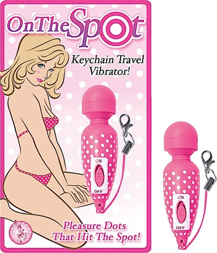 On the Spot Keychain Travel Vibrator - Pink NW2420-1