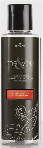 Me and You Massage Oil - Wild Passionfruit and Island Guava - 4.2 Oz. SEN-VL434