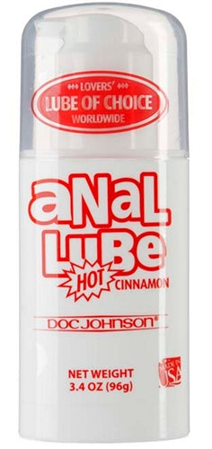 Anal Lube Hot Cinnamon - 3.4 Oz. Airless Pump - Bulk DJ1315-06-BU