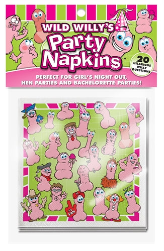 Wild Willys Party Napkins - 10 Count BC-PP11