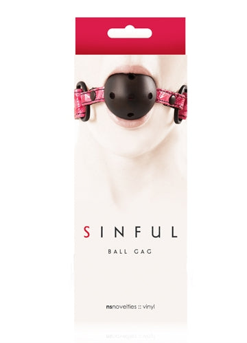 Sinful - Ball Gag - Pink NSN1221-14