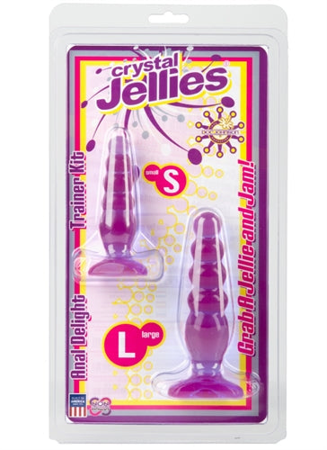 Crystal Jellies Anal Trainer Kit - Purple DJ0283-12