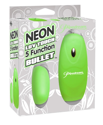Neon Luv Touch 5 Function Bullet Green PD2638-16