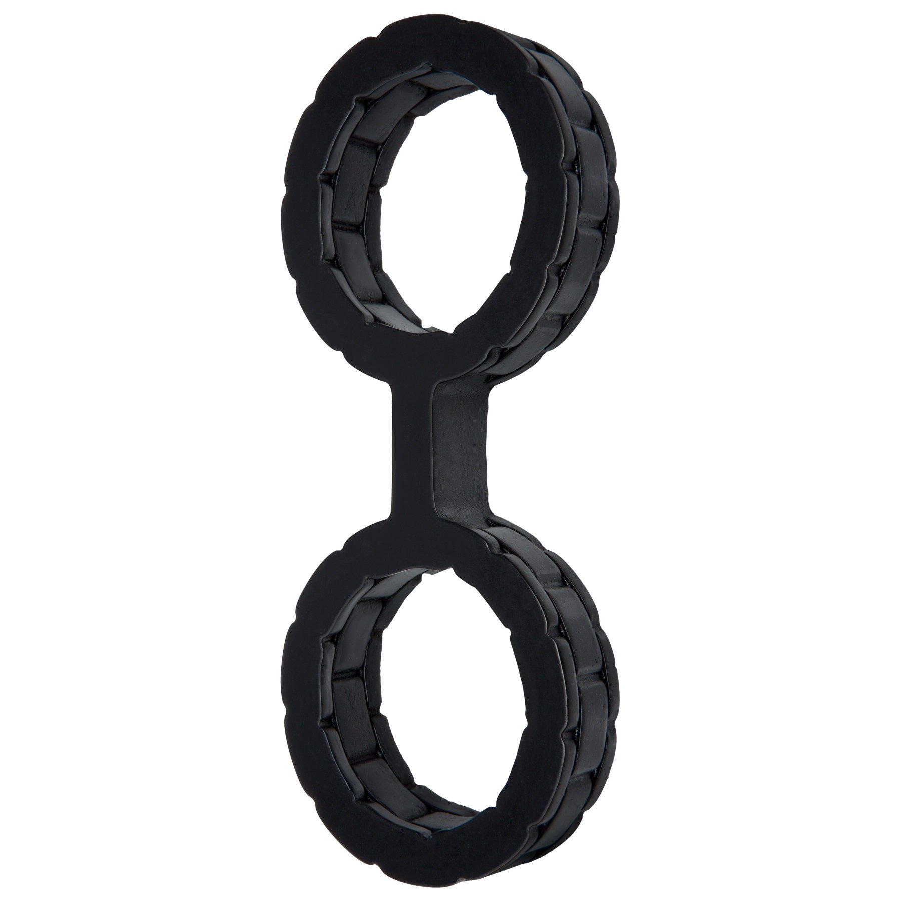 Platinum Premium Silicone - the Cuffs - Large - Black DJ0109-03-BX