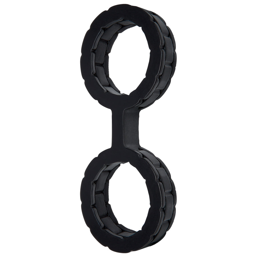 Platinum Premium Silicone - the Cuffs - Large - Black DJ0109-03-BX