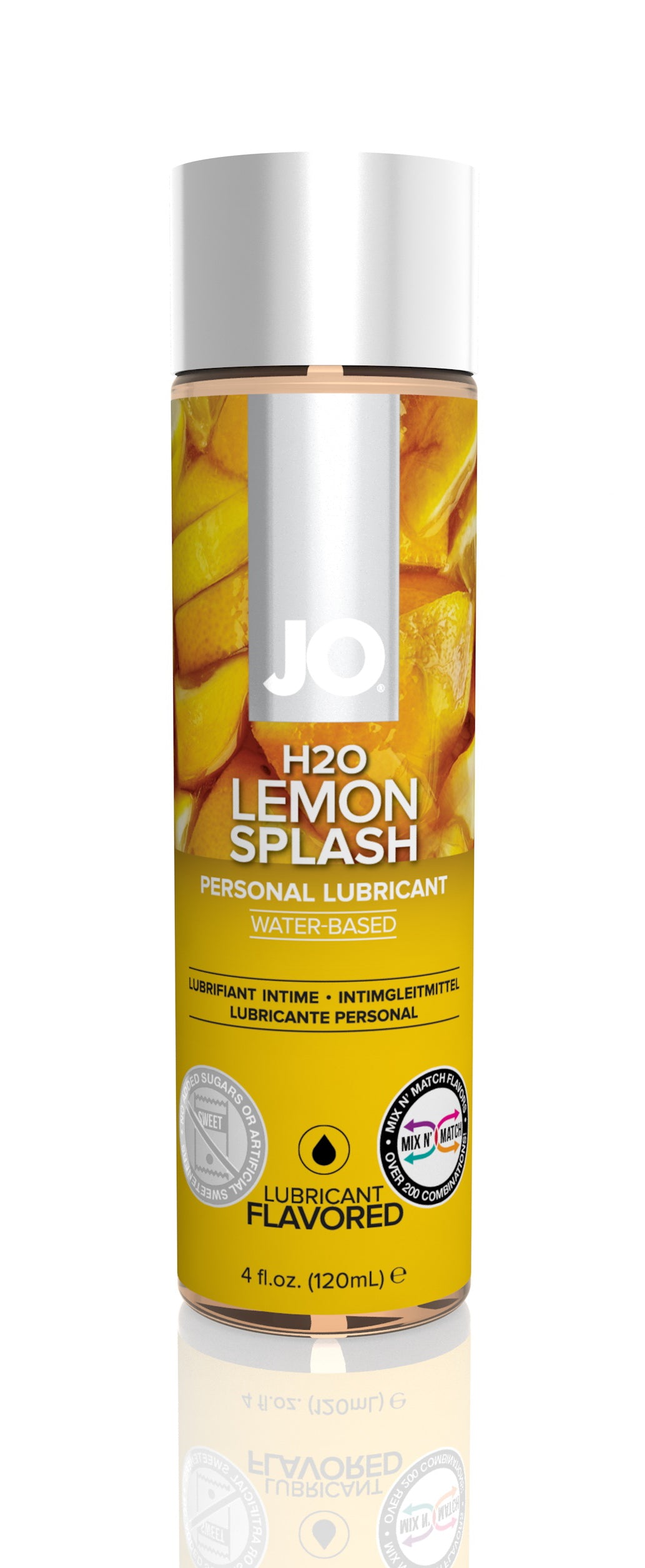 Jo H2O Flavored Lubricant - Lemon Splash - 4 Fl. Oz. / 120 ml JO40120