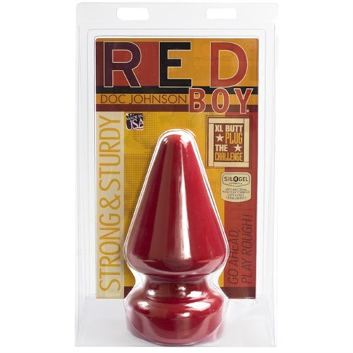 Red Boy - XL Butt Plug the Challenge - Red DJ0901-05