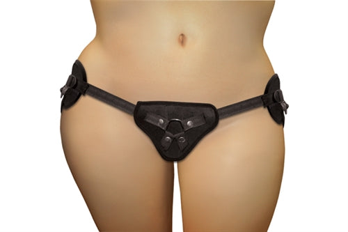 Plus Size Beginners Black Strap-On SS620-50