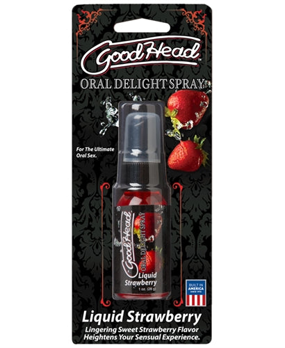 Goodhead Oral Delight Spray Liquid Strawberry - 1 Oz. DJ1360-36
