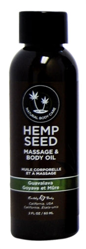 Guavalava Hemp Seed Massage Oil - 2 Oz. EB-MAS268E