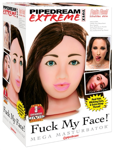 Pipedream Extreme Fuck My Face- Brunette PDRD179-02