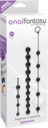 Anal Fantasy Collection Beginners Bead Kit - Black PD4643-23