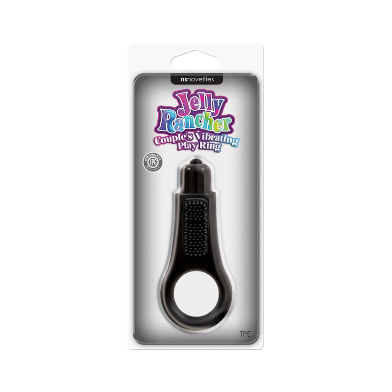 Jelly Rancher - Couples Vibrating Play Ring - Black NSN0440-13