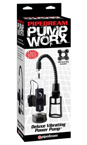 Pump Worx Deluxe Vibrating Power Pump Black PD3271-23