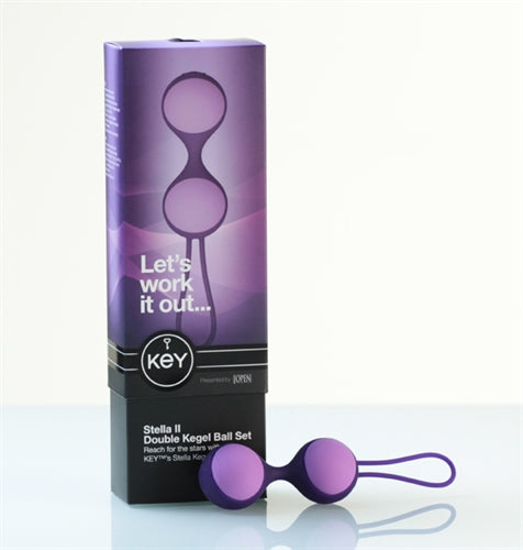 Stella II Double Kegel Ball Set - Lavender JO8021103