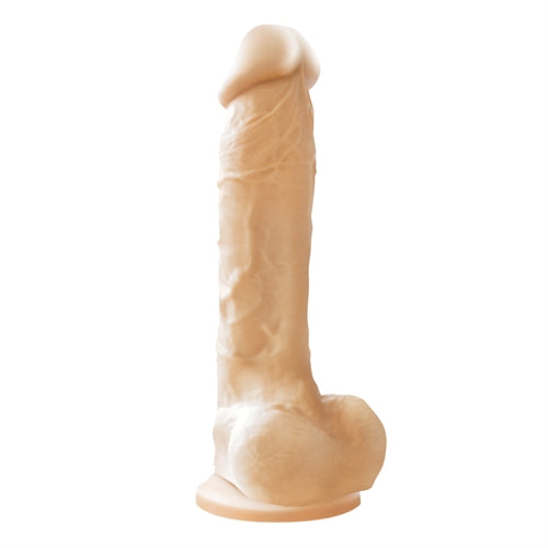Colours Pleasures - 8 Inch Dildo - White NSN0405-21