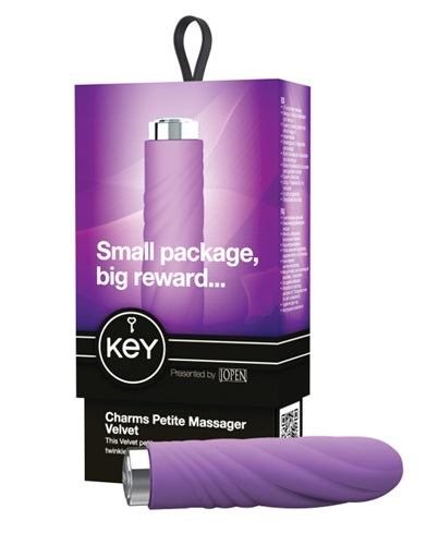 Key Charms Petite Massager - Velvet - Lavender JO8040103