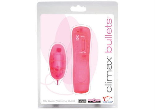 Climax Bullets 10x Super Vibrating Bullet Pink TS1070020