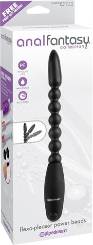Anal Fantasy Collection Flexa-Pleaser Power Beads - Black PD4654-23