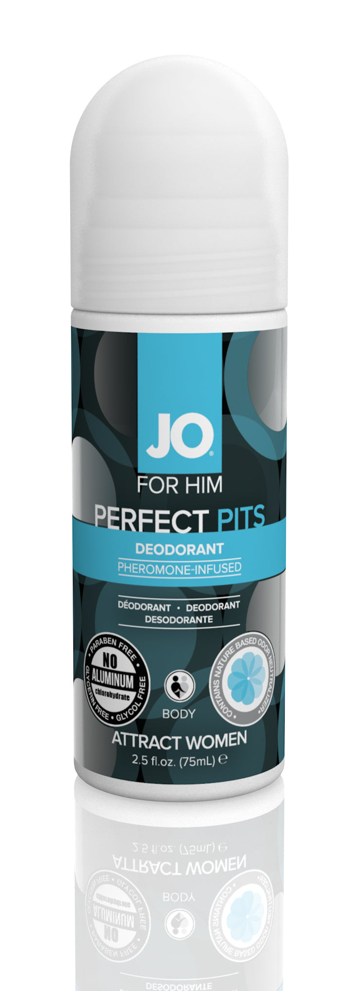 Jo for Him Perfect Pits Pheromone Infused Deodorant - 2.5 Fl. Oz. / 75 ml JO40213