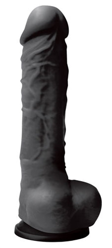 Colours Pleasures Dildo 8-Inch - Black NSN0405-23