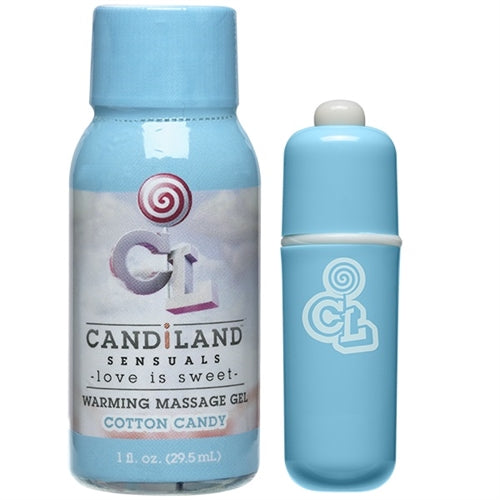 Candiland Sensuals - Sugar Buzz Massage Set - Cotton Candy DJ4250-12-CD