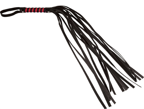 Sex and Mischief Red and Black Stripe Flogger SS100-45