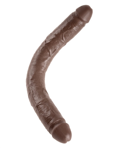 King Cock 16-Inch Thick Double Dildo - Brown PD5518-29