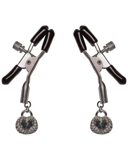 Sexperiments Precious Heart Nipple Clips SS510-83