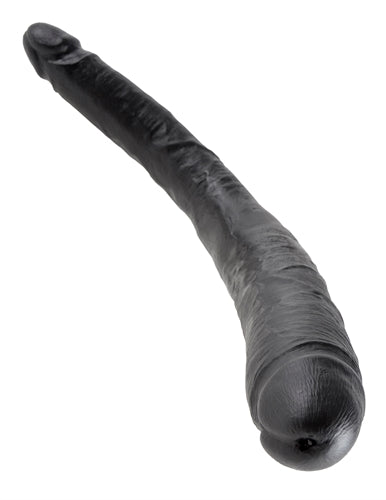 King Cock 16-Inch Tapered Double Dildo - Black PD5517-23